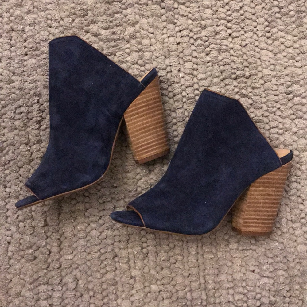 Joe’s Blue Suede Booties